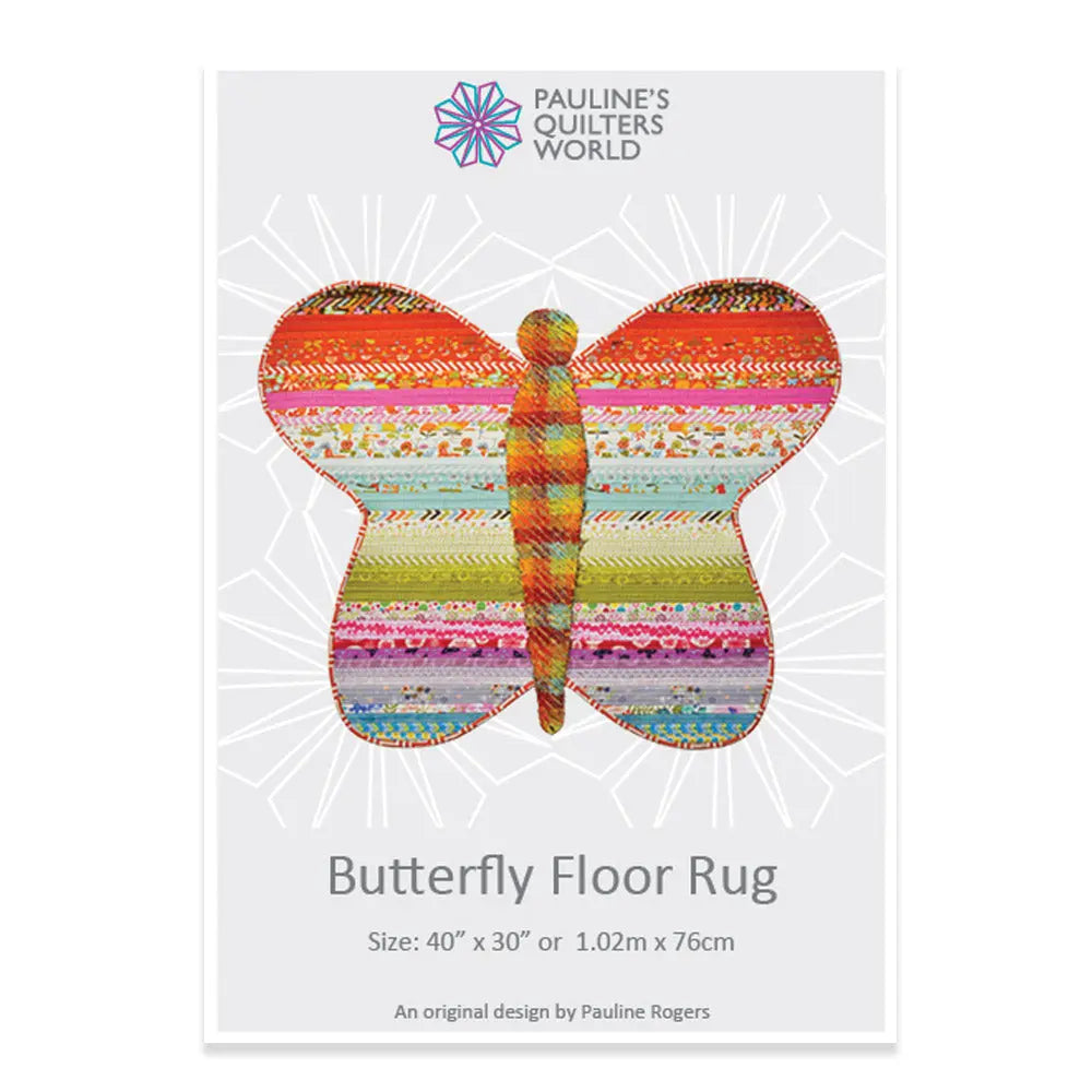 Butterfly Floor Rug Pattern