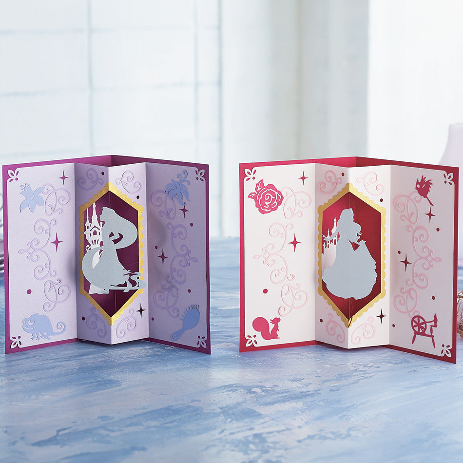 Brother ScanNCut Disney Rapunzel & Aurora Paper Design Collection - 30 Patterns