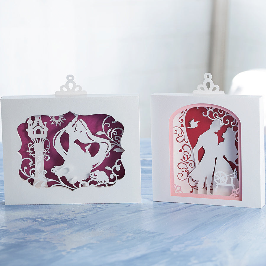 Brother ScanNCut Disney Rapunzel & Aurora Paper Design Collection - 30 Patterns