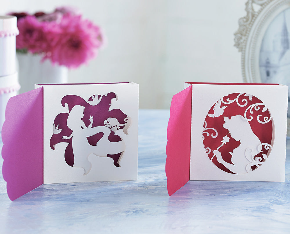 Brother ScanNCut Disney Rapunzel & Aurora Paper Design Collection - 30 Patterns