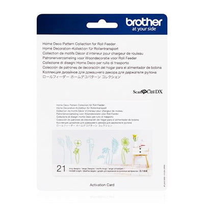 Brother ScanNCut Home Deco Pattern Collection #1 - 21 Patterns