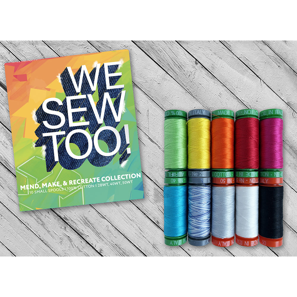 Aurifil We Sew Too: Make, Mend, & Recreate 10 Spool Thread Collection