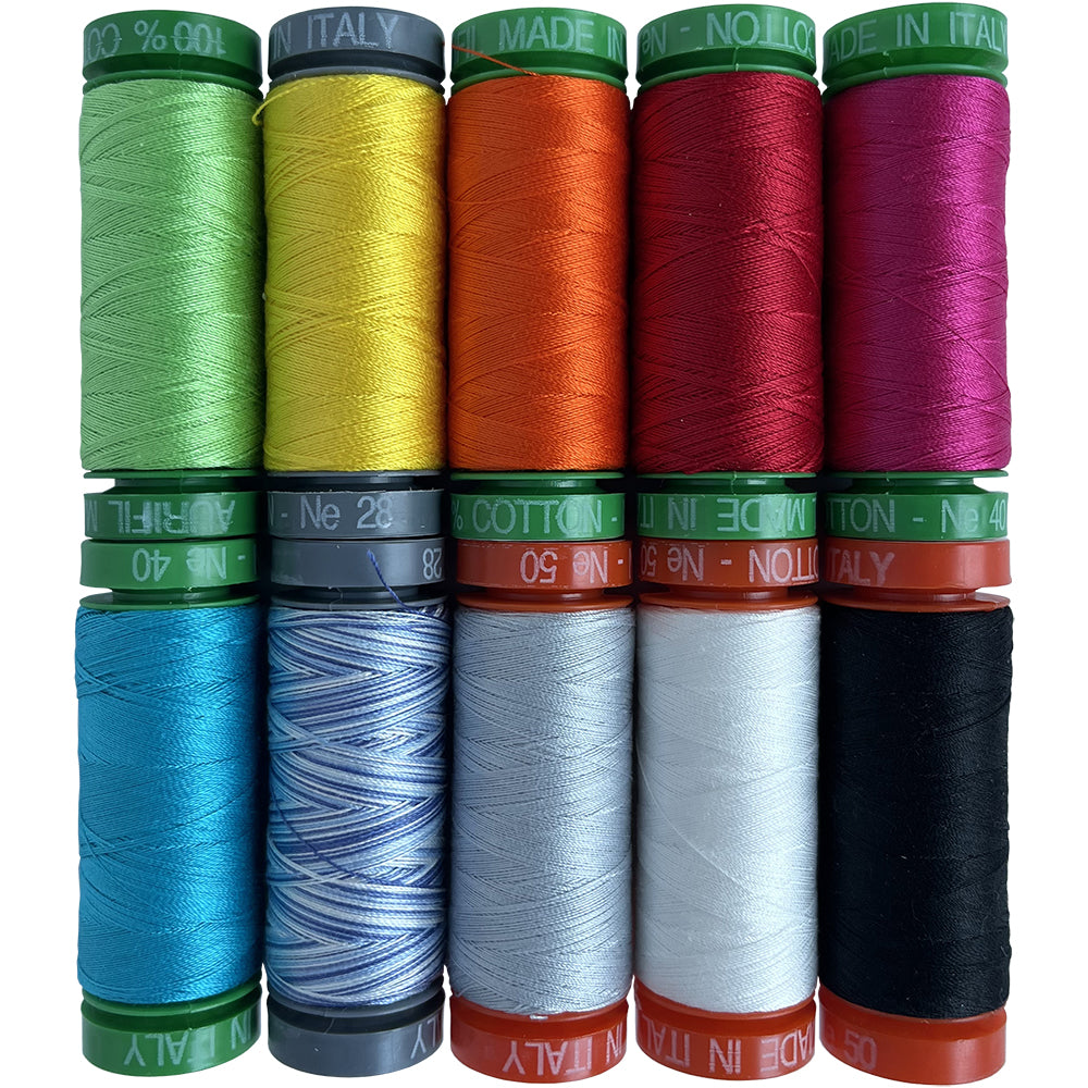 Aurifil We Sew Too: Make, Mend, & Recreate 10 Spool Thread Collection