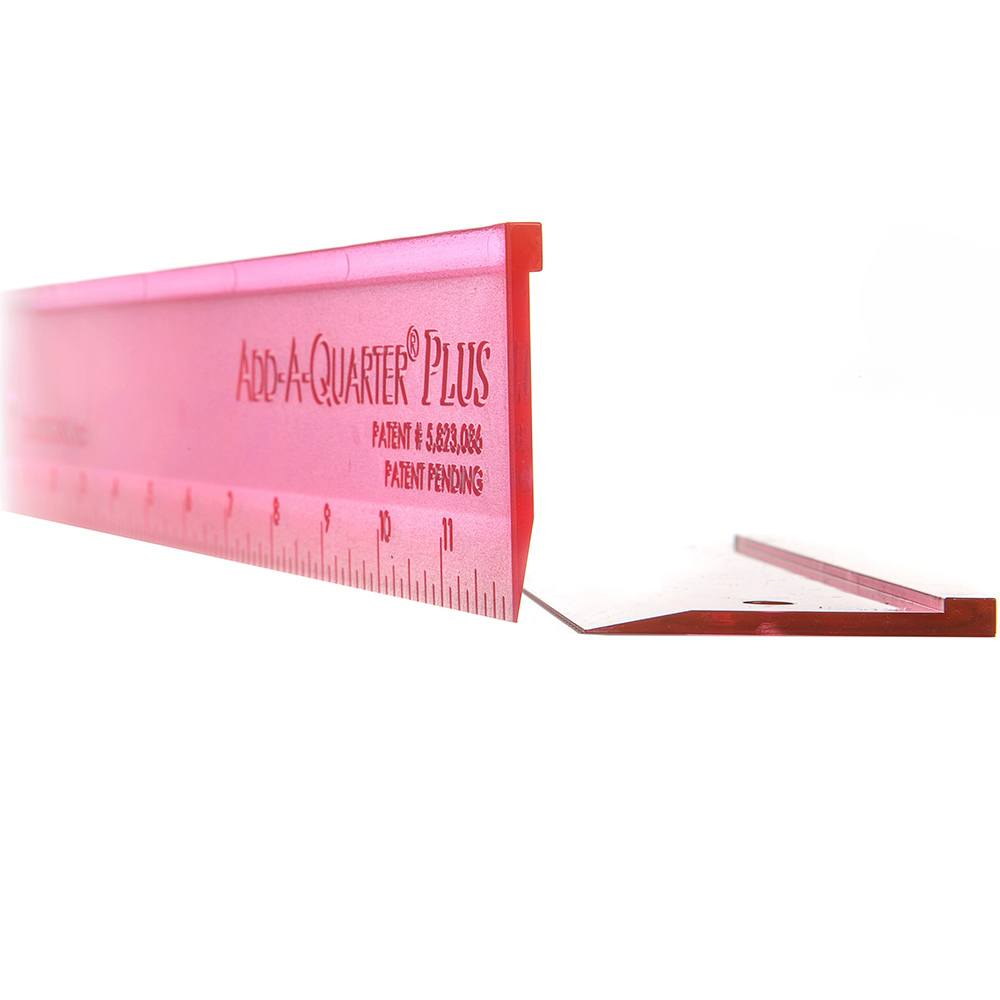 Add-A-Quarter Plus Ruler, 12"