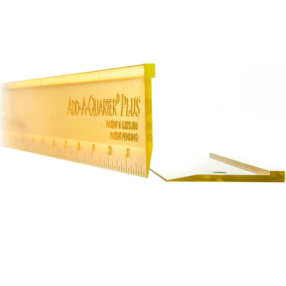 Add-A-Quarter Plus Ruler, 12"
