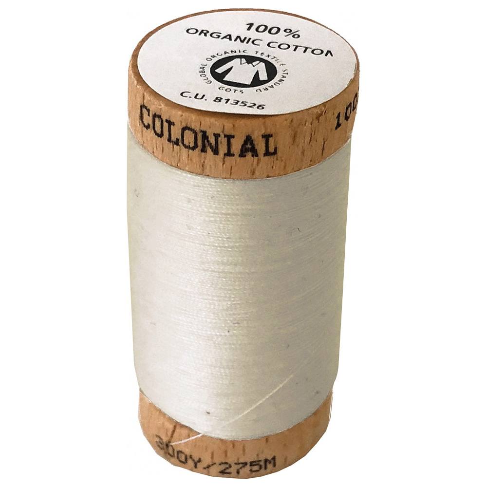 Colonial Organic 50wt Cotton Thread (300yds)