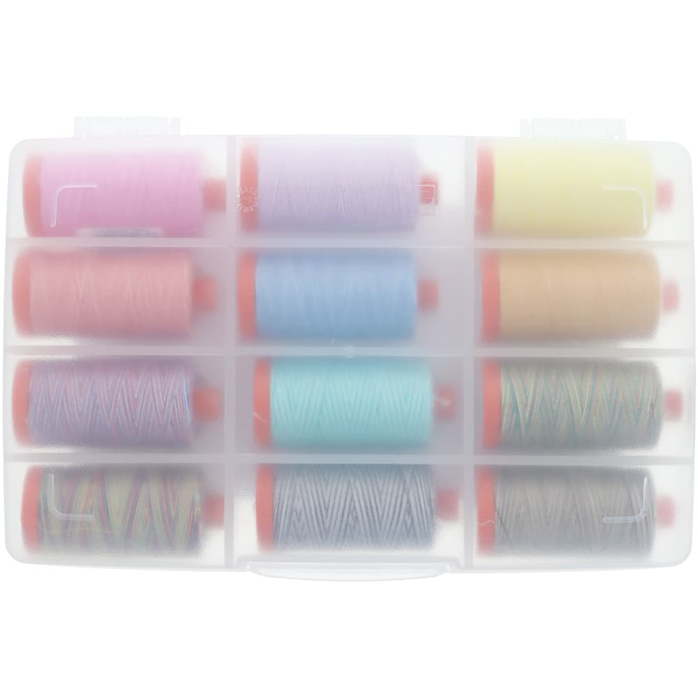 Aurifil 50wt Variegated Thread Collection - 12 Spools