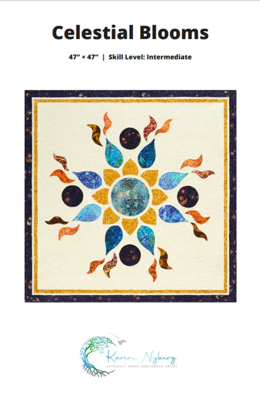Celestial Blooms Quilt Pattern