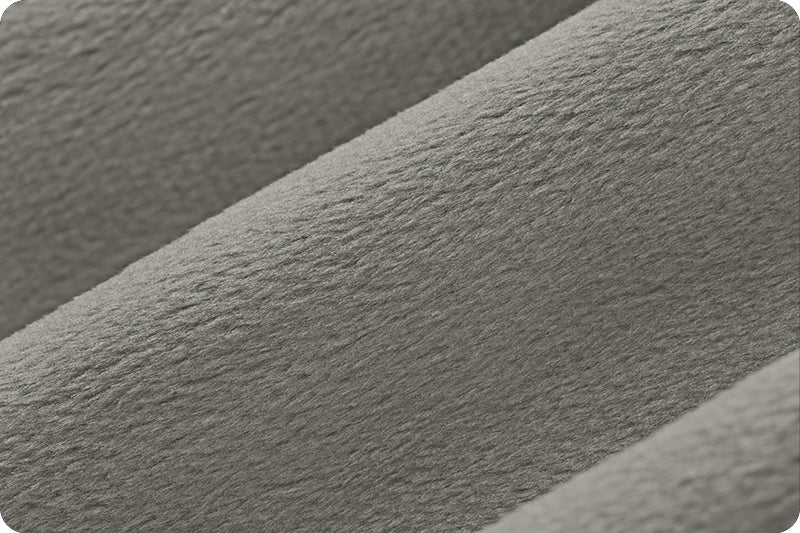 Charcoal Cuddle 3 58/60" Solid Minky Fabric Per Yard