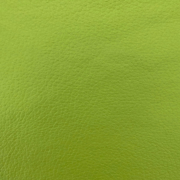 Citrus Green Textured PVC Leather Vinyl Fabric