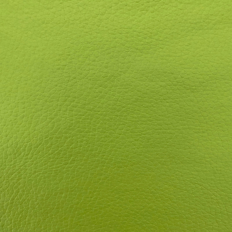 Citrus Green Textured PVC Leather Vinyl Fabric