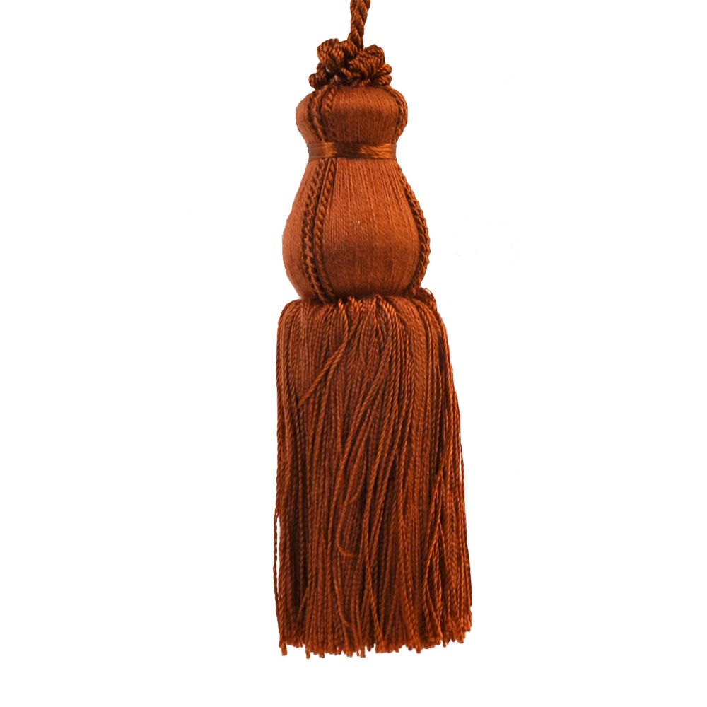 Colors Collection - 4 3/4" Length KEY TASSEL - BT-5003-118 Burnt Orange