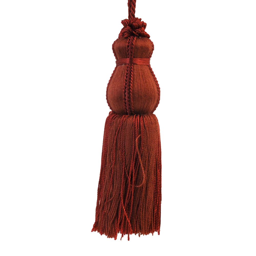Colors Collection - 4 3/4" Length KEY TASSEL - BT-5003-88 Crimson
