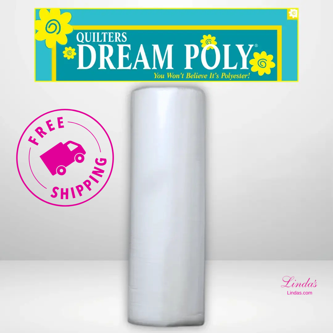 Quilters Dream Request White Poly Batting King Roll - 120" x 30 yards -- AVAILABLE FOR PRE-ORDER - ROUGHLY 8 WEEKS