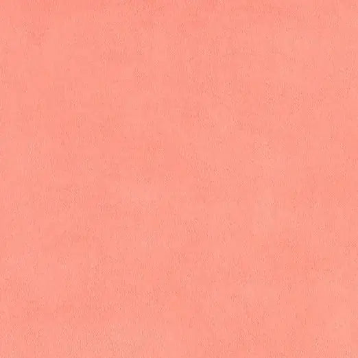 Coral Cuddle 3 Extra Wide Solid Minky Fabric Per Yard