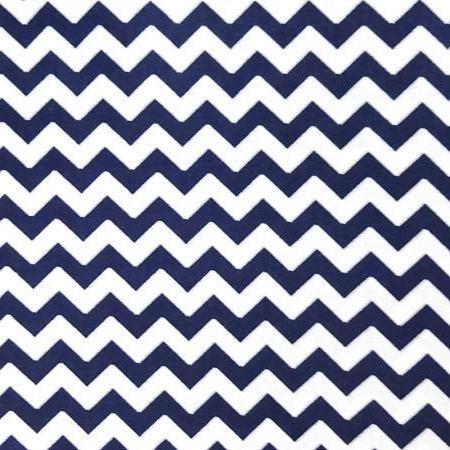 Half Inch Chevron Poly Cotton Fabric