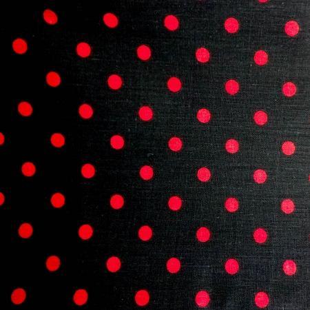 Small Polka Dot Print Poly Cotton Fabric