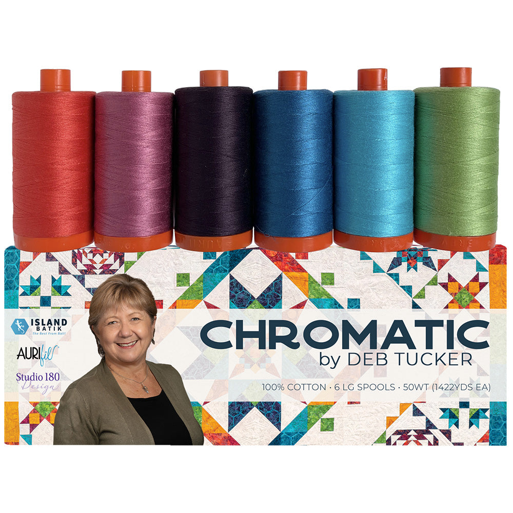 Aurifil Chromatic 6 Spool Thread Collection