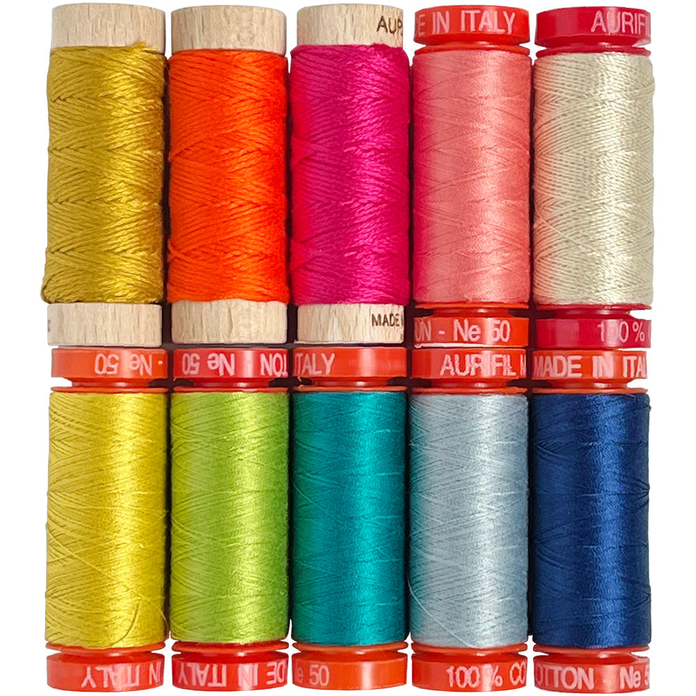 Aurifil Ravel 10 Spool Thread Collection