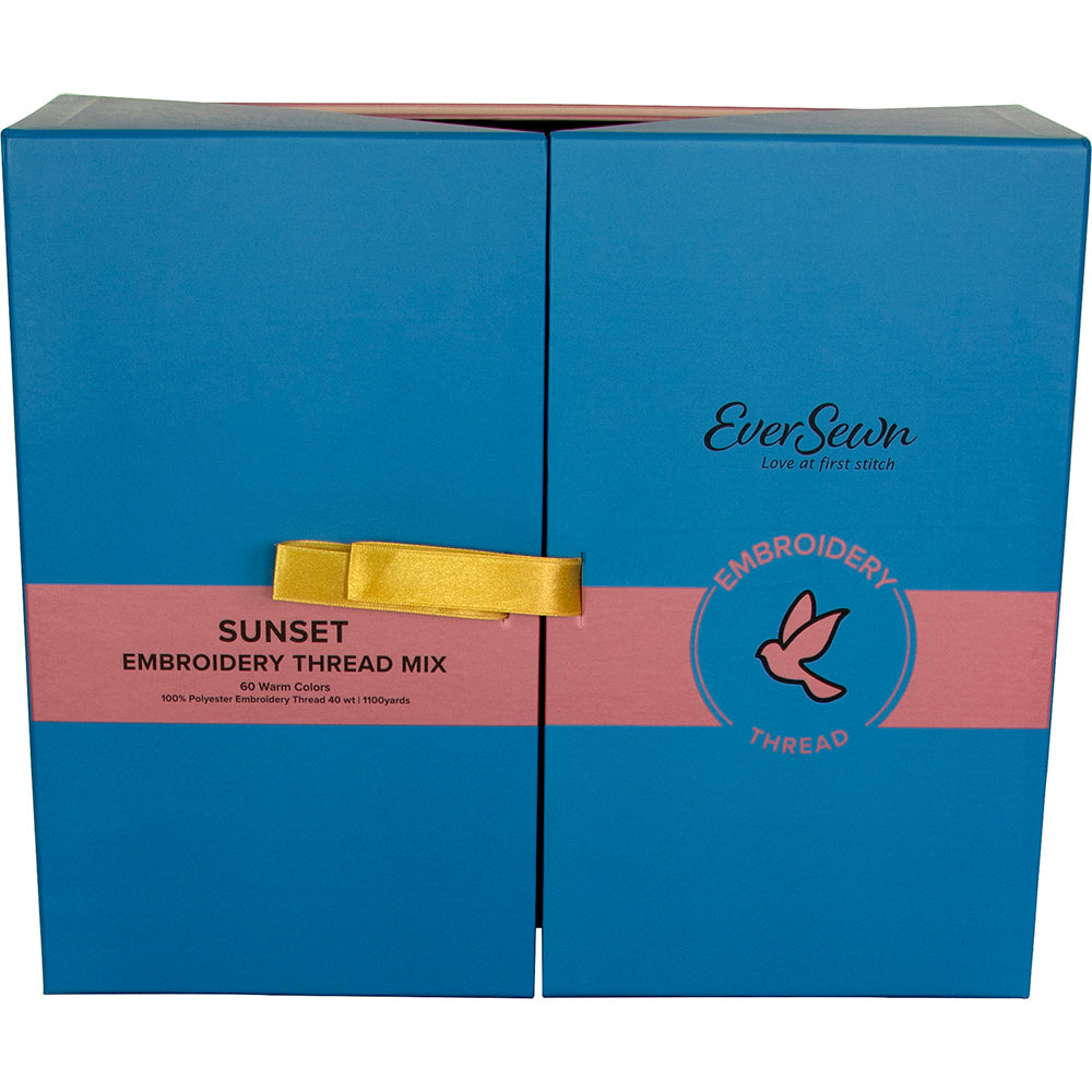Eversewn Embroidery Thread Box, Sunset - 60 Spools