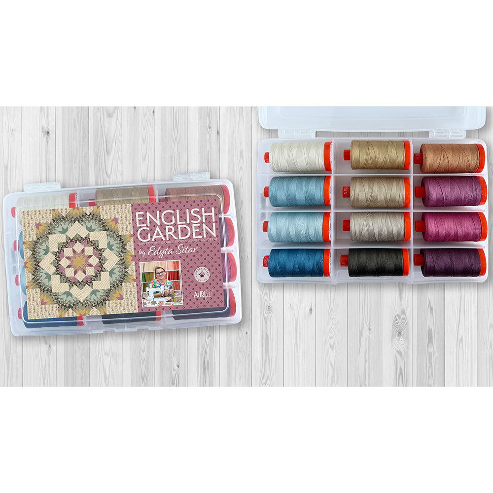 Aurifil English Garden 12 Spool Thread Collection