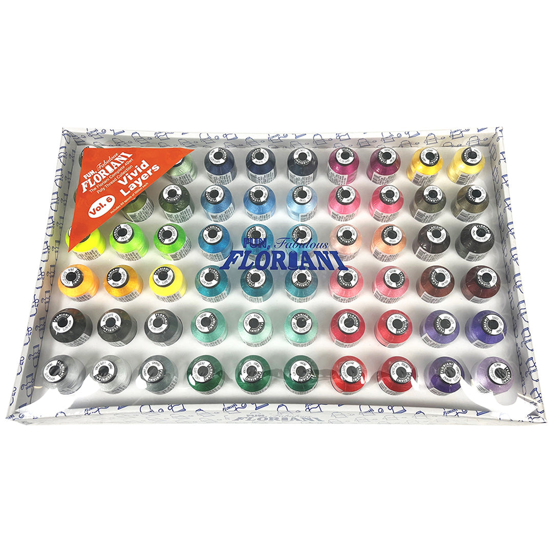Floriani 40wt Embroidery Thread Set