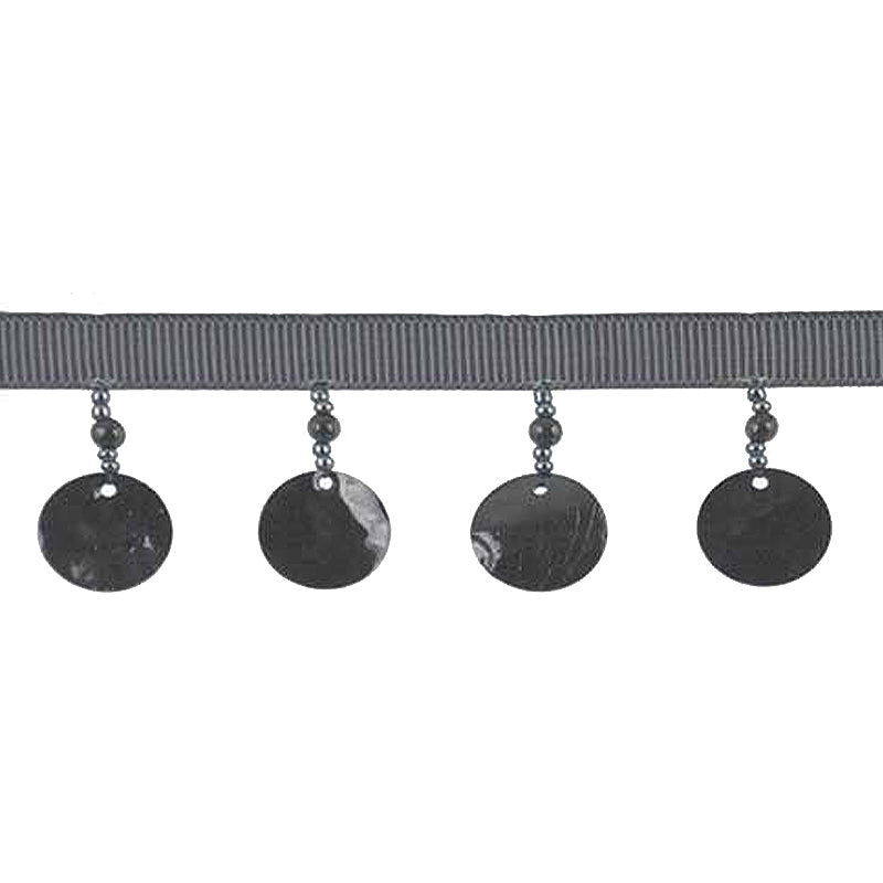 Fantasia Collection - 1 1/2" width BEADED FRINGE (15 Yard Roll) - BB-9905-02 Black