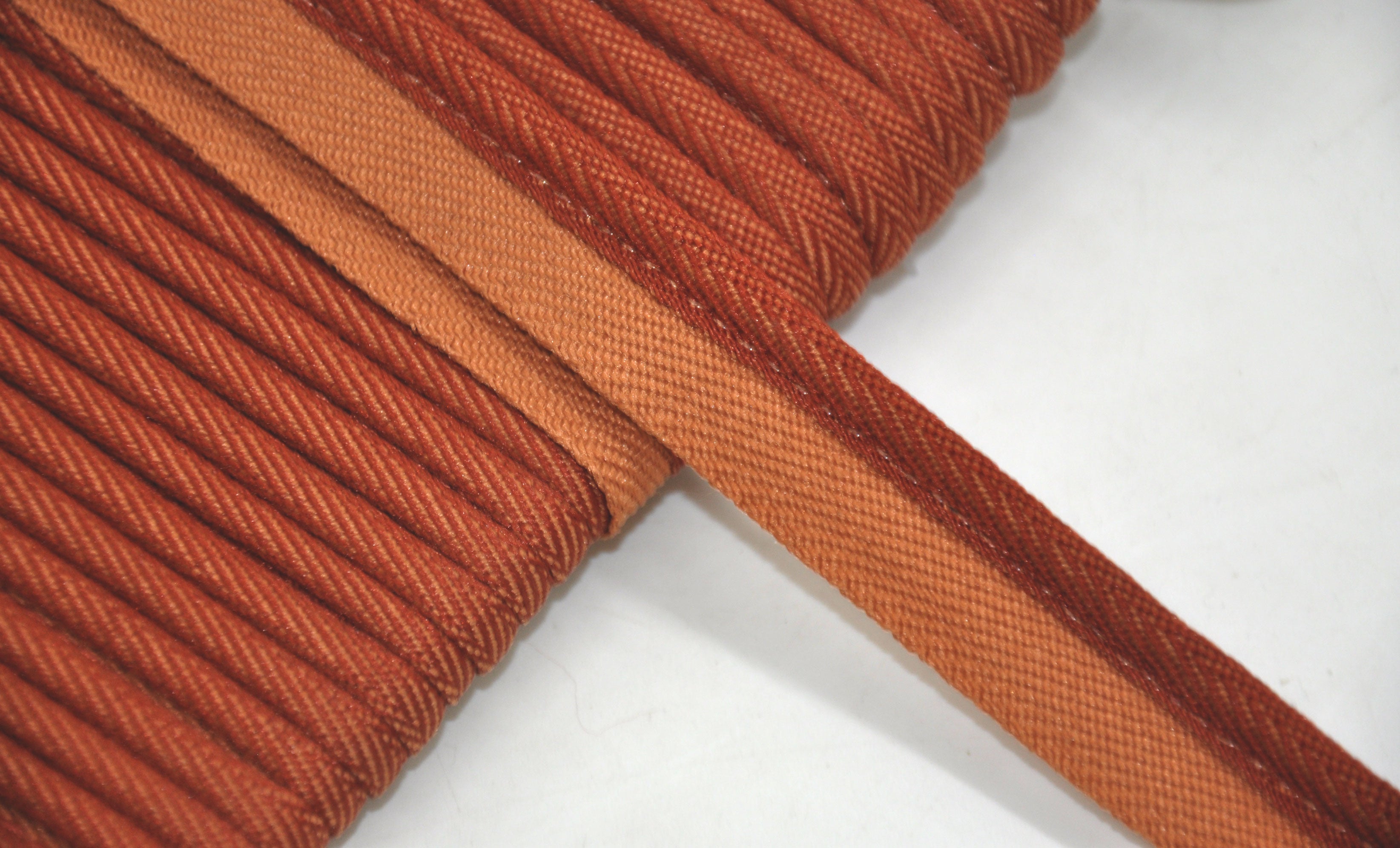 Godiva Collection - 1/4" Width PIPING CORD with LIP (50 Yard Roll) - BC-10098-18/16 Sable and Rust