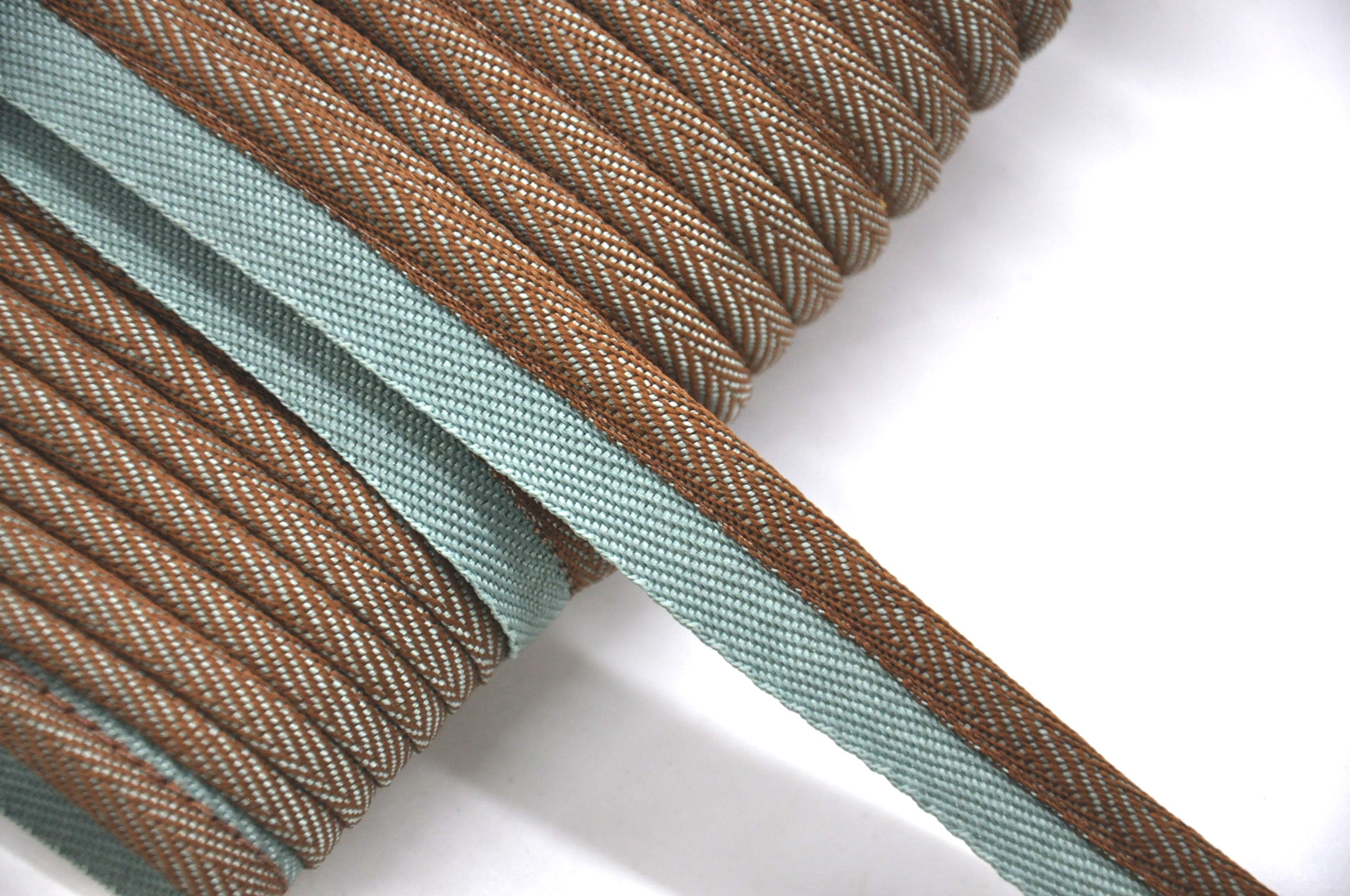 Godiva Collection - 1/4" Width PIPING CORD with LIP (50 Yard Roll) - BC-10098-33/28 Turquoise and Beige