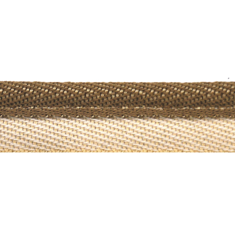 Godiva Collection - 1/4" Width PIPING CORD with LIP (50 Yard Roll) - BC-10098-82/28 Taupe and Beige