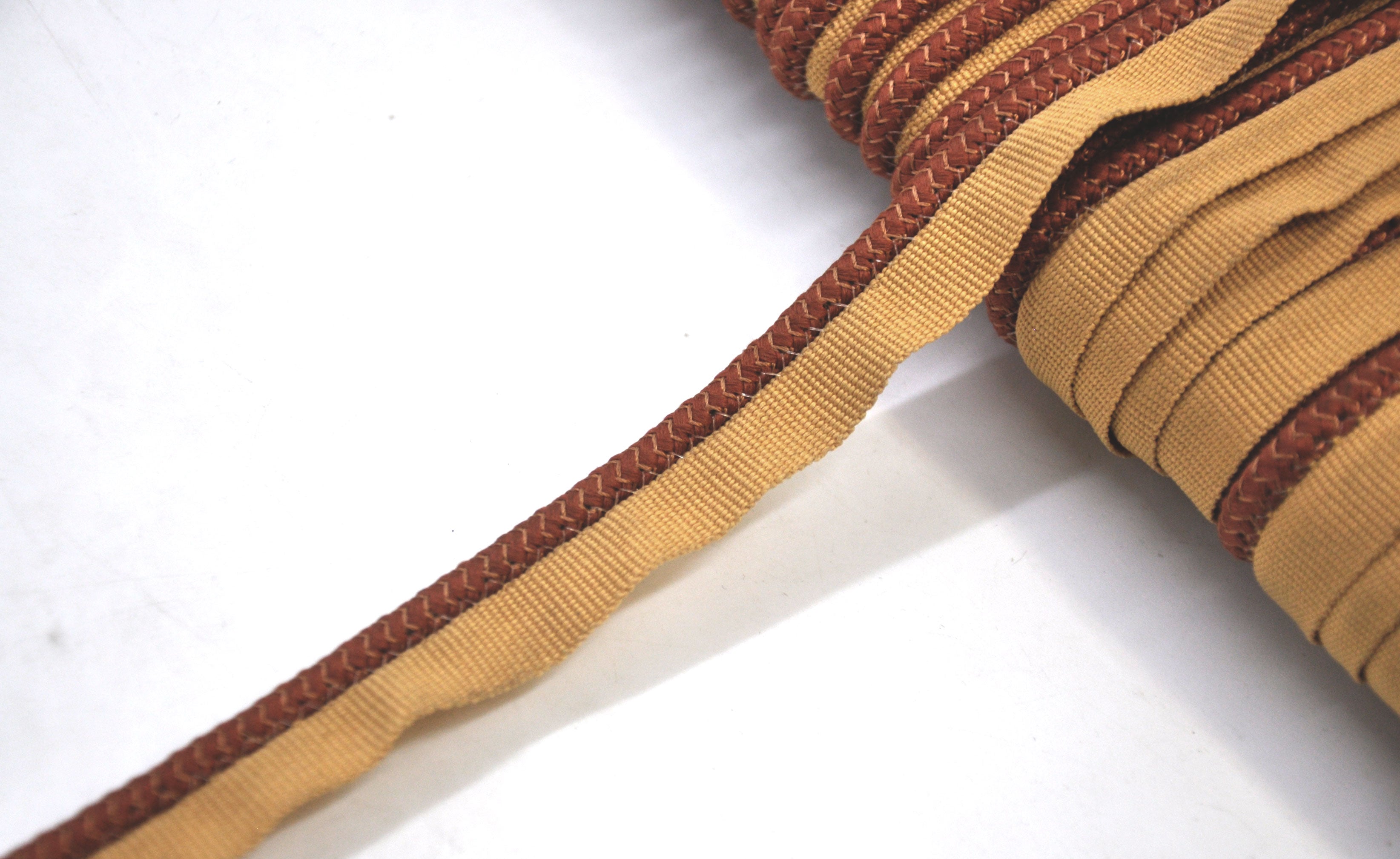 Godiva Collection - 1/4" Width PIPING CORD with LIP (50 Yard Roll) - BC-10099-18/16 Sable and Rust