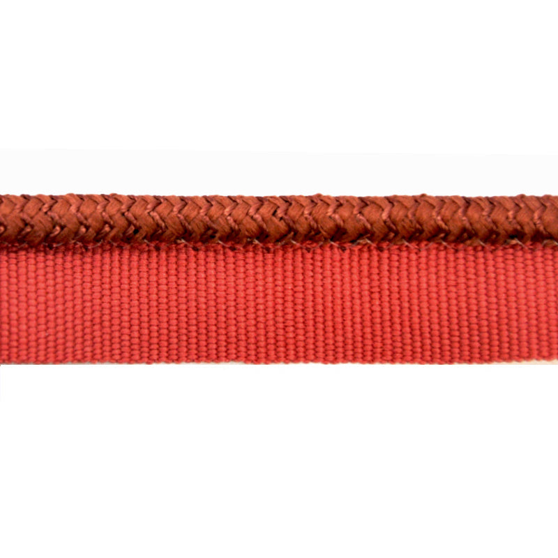 Godiva Collection - 1/4" Width PIPING CORD with LIP (50 Yard Roll) - BC-10099-88/61 Dark Brick and Mocha