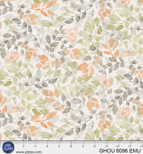Golden Hour Earth Multi Allover Vines Cotton 44/45 Fabric Per Yard