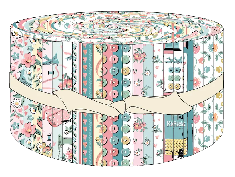 Granny's Sewing Room - 2 1/2" Strips 42 Prints