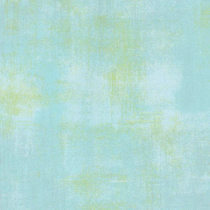 Green Pool Grunge Cotton Wideback Fabric Per Yard