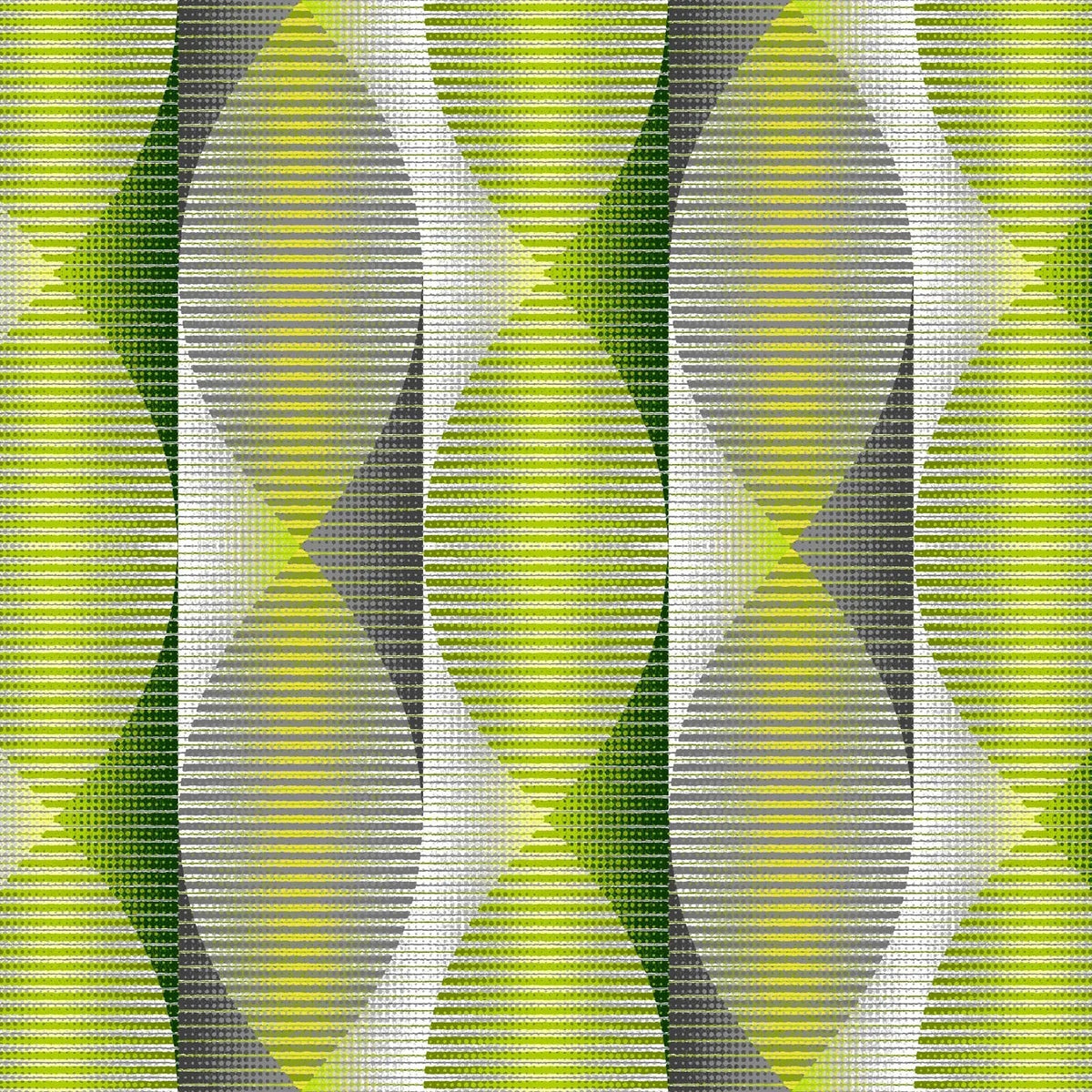 Green Twisted Ribbon Cotton Wideback Fabric Per Yard