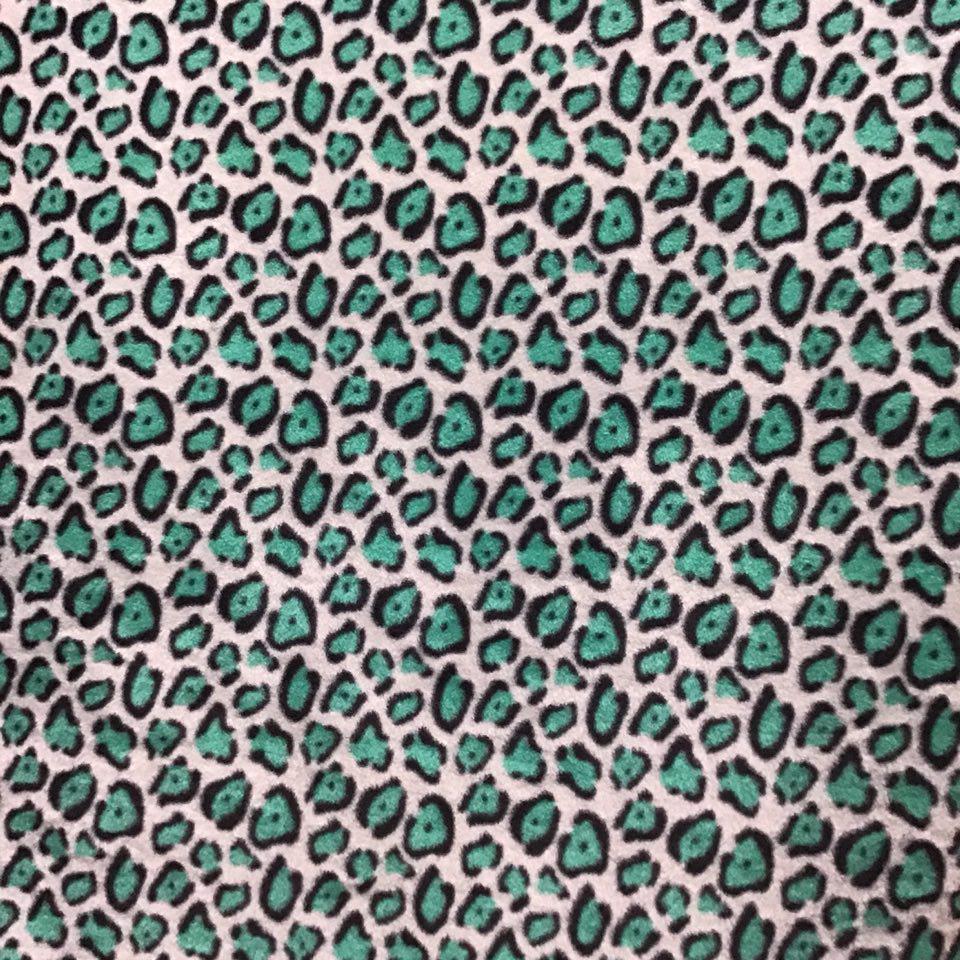Leopard Print Fleece Fabric