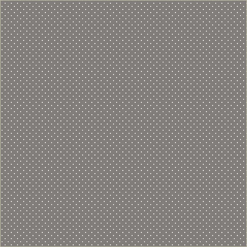 Grey Verona Dots Cotton 44”/45” Fabric Per Yard