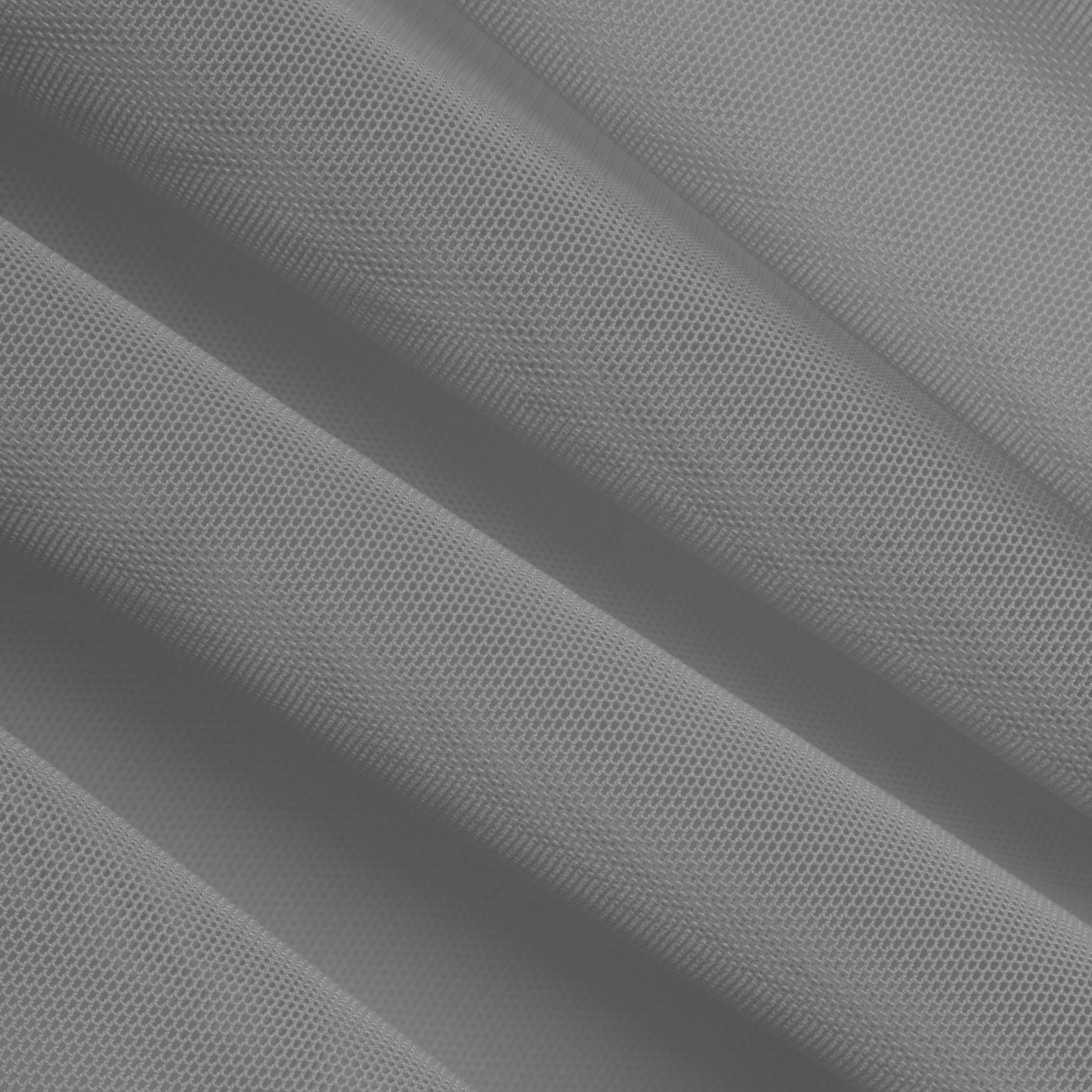 Nylon Spandex Performance Power Mesh Fabric | Grey