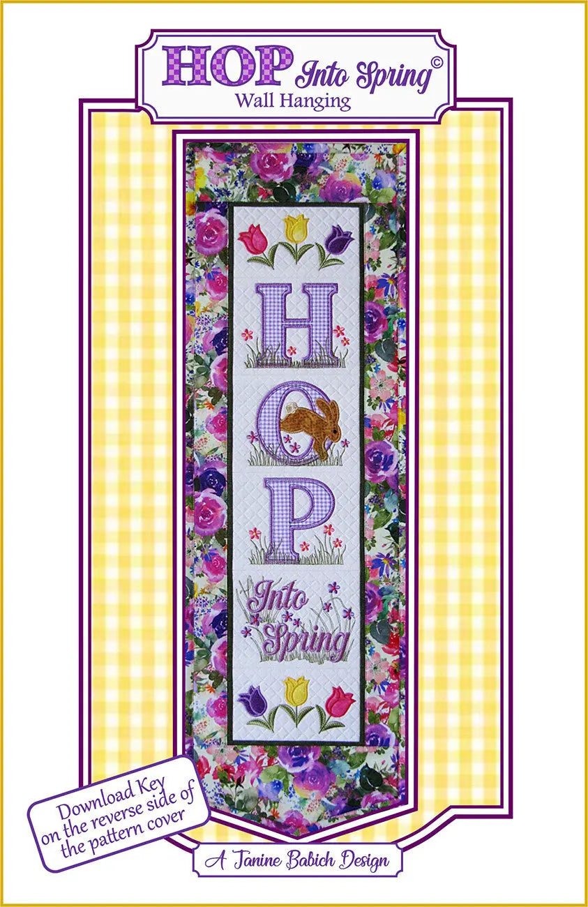 HOP Into Spring Wall Hanging