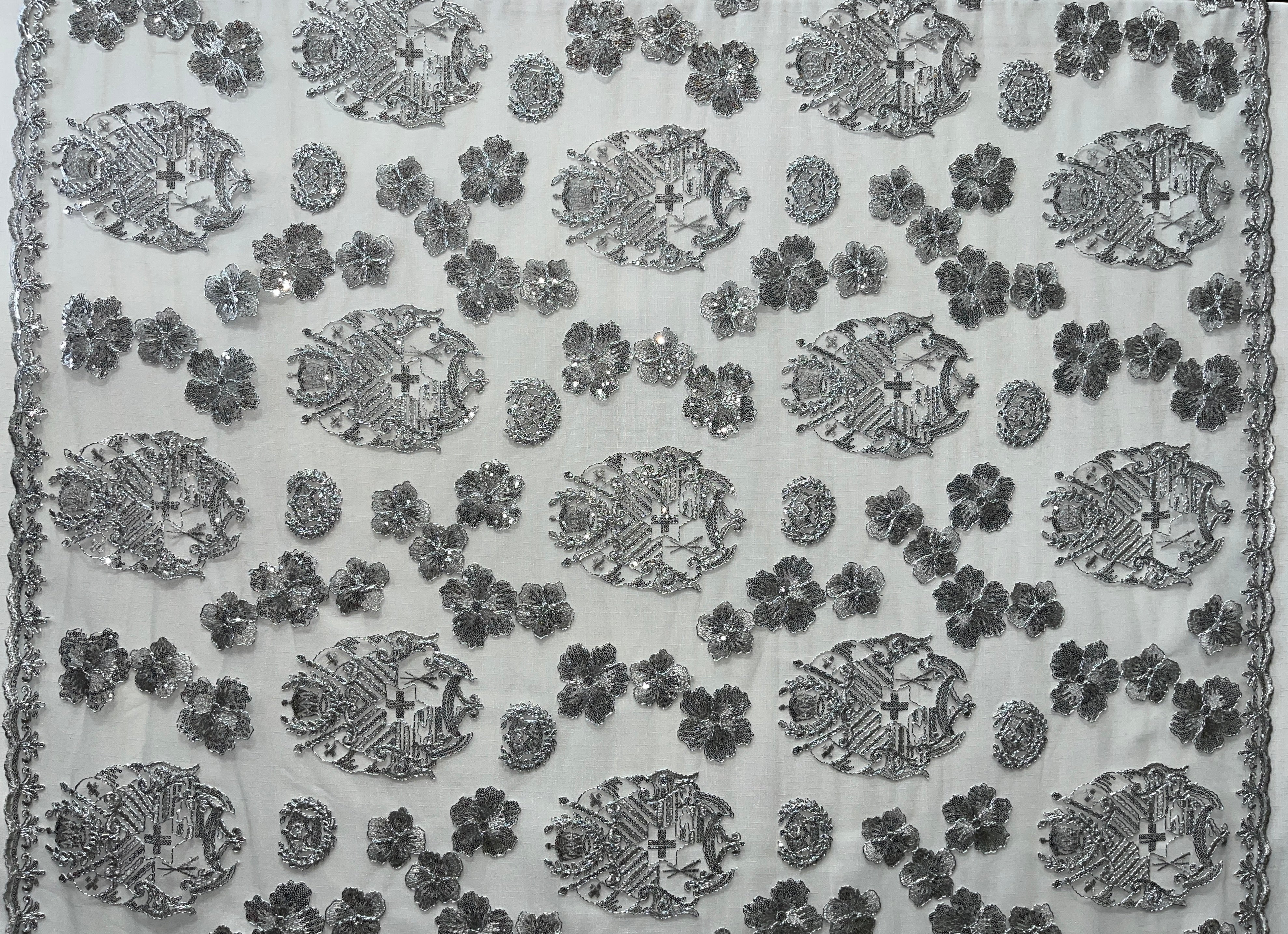 Hibiscus Tonga Seal Lace | Islands Fabric