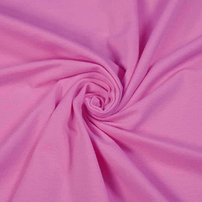 12oz Cotton Spandex Jersey Knit Fabric, 58/60" Wide