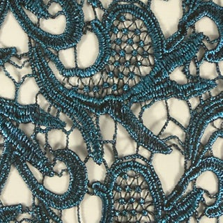 Metallic Embroidered Guipure Lace Fabric | 55" | Spandex Palace