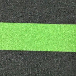 1" Stripe Polyester Spandex Tricot Fabric | Spandex Palace Lime Black