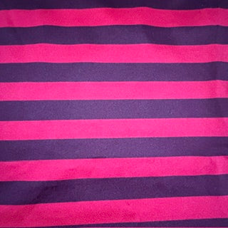 1" Stripe Polyester Spandex Tricot Fabric | Spandex Palace Black Fuchsia