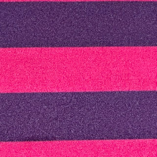 1" Stripe Polyester Spandex Tricot Fabric | Spandex Palace Black Fuchsia