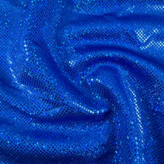 Hologram Dot Stretch Nylon Spandex Tricot | Spandex Palace Royal
