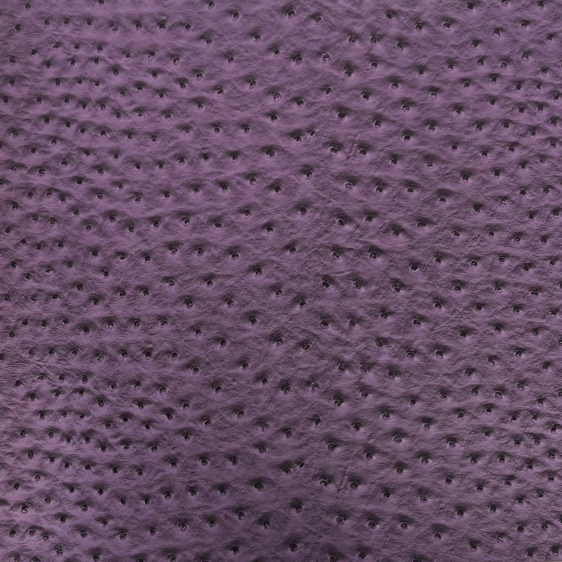 Purple Saratoga Ostrich Faux Leather Vinyl Fabric