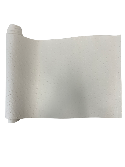 White Saratoga Ostrich Faux Leather Vinyl Fabric