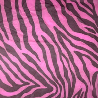 Zebra Print Stretch Power Mesh Fabric | 58/60" | Spandex Palace Fuchsia